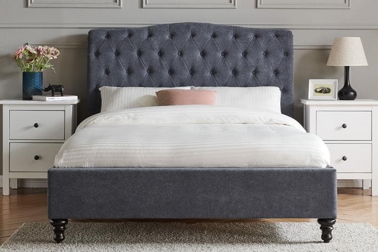 Upholstered fabric bed frames at St James Bed Centre King's Lynn - velvet, linen, ottoman with free delivery PE30 1AP