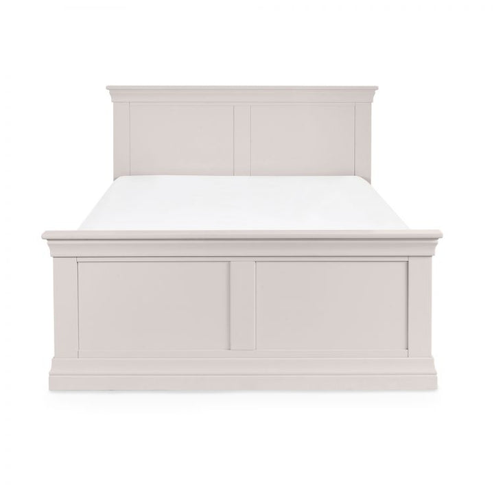Clermont bed frame in Light Grey with French elegance, St James Beds