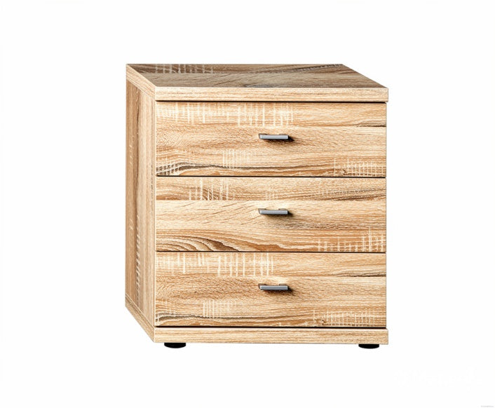 Dakar matching bedside table in white, modern design, St James Beds