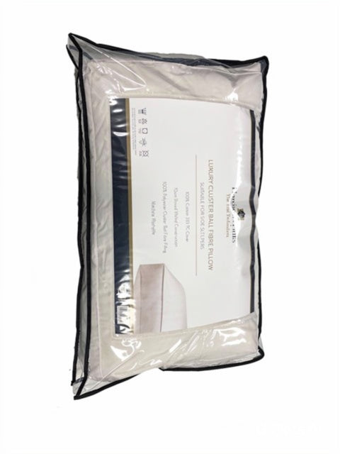 Harrison Box Pillow deep fibre filled for hotel comfort, St James Beds King's Lynn
