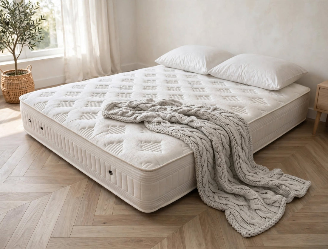 Ice 1000 Medium Feel Pocket Sprung Mattress - Cool Touch Fabric - St James Bed Centre