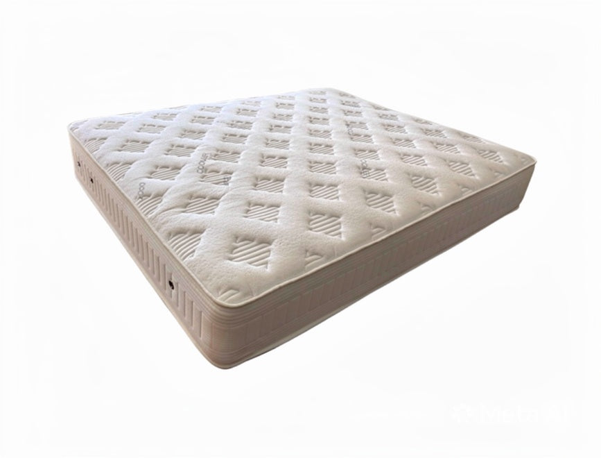 Ice 1000 medium feel pocket sprung mattress with cool touch fabric at St James Bed Centre"