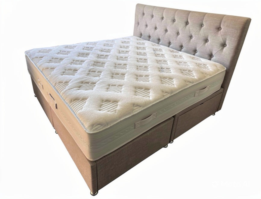 Ice 2000 Pocket Spring Mattress with cool gel memory foam top layer, St James Beds King's Lynn