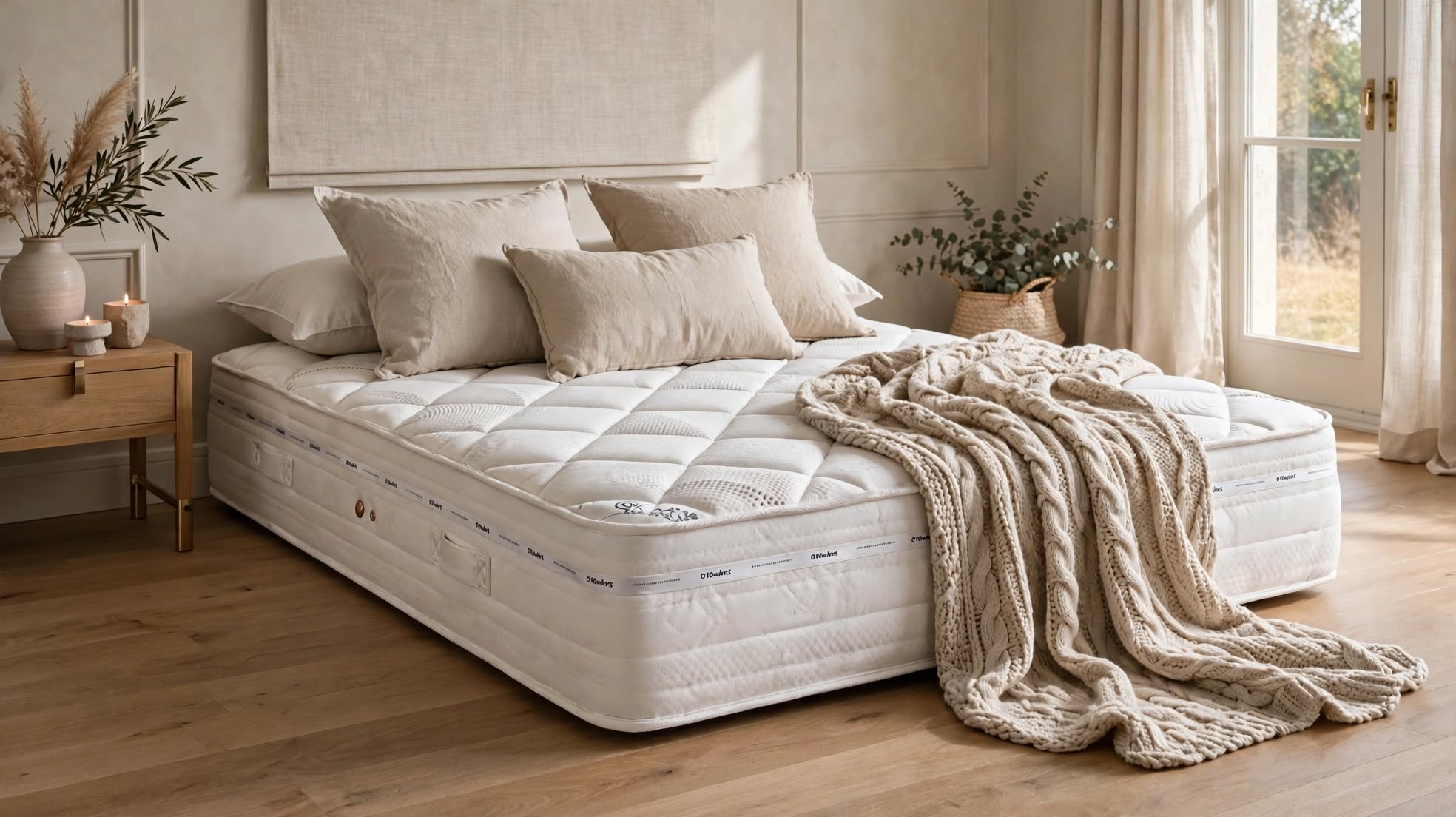 Nautilus 2000 Zero Gravity Mattress with 2000 pocket springs and micro quilted top