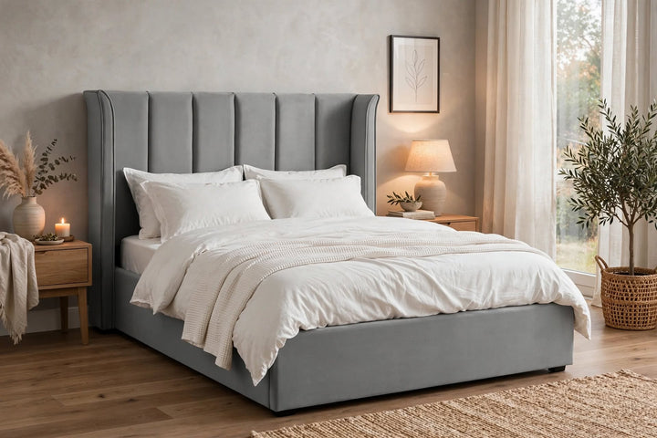 Polaris Bedstead Silver Slatted Base Eco Friendly Design Delivery Norfolk - St James Bed Centre Kings Lynn
