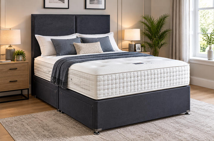 Premier Pocket Divan Set with firm feel mattress – St James Bed Centre, King’s Lynn.