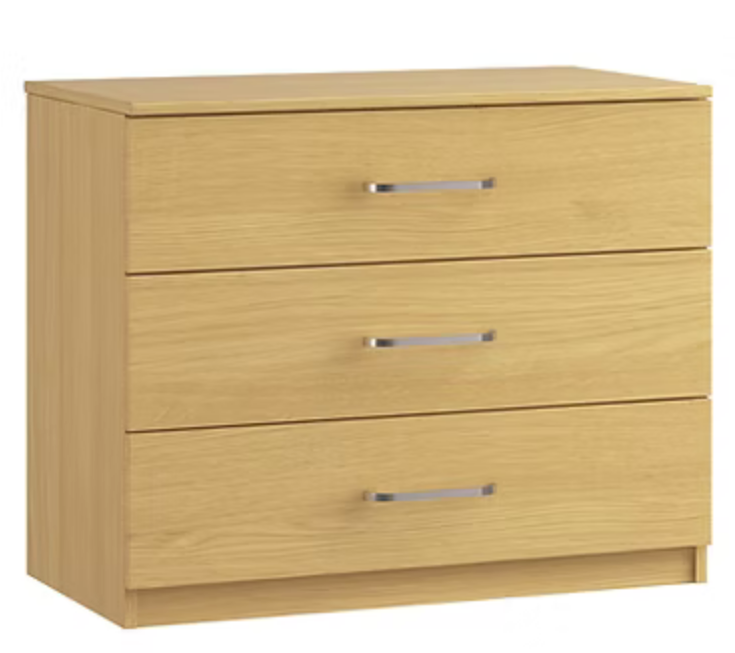 Revenna furniture range by St James Bed Centre featuring modern, stylish furniture pieces in a light wood finish.