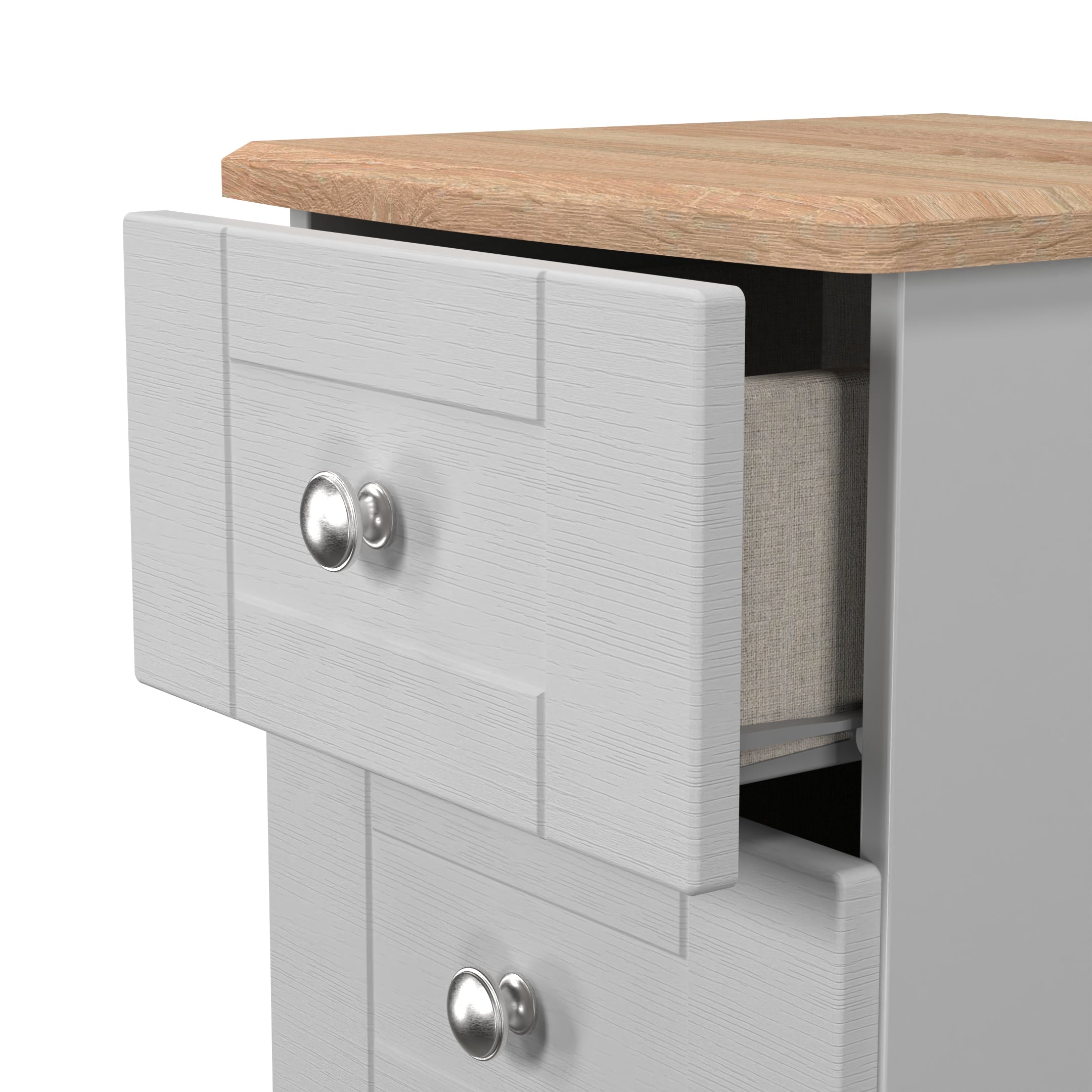 sussex 2 drawer bedside cabinet open st james bed centre