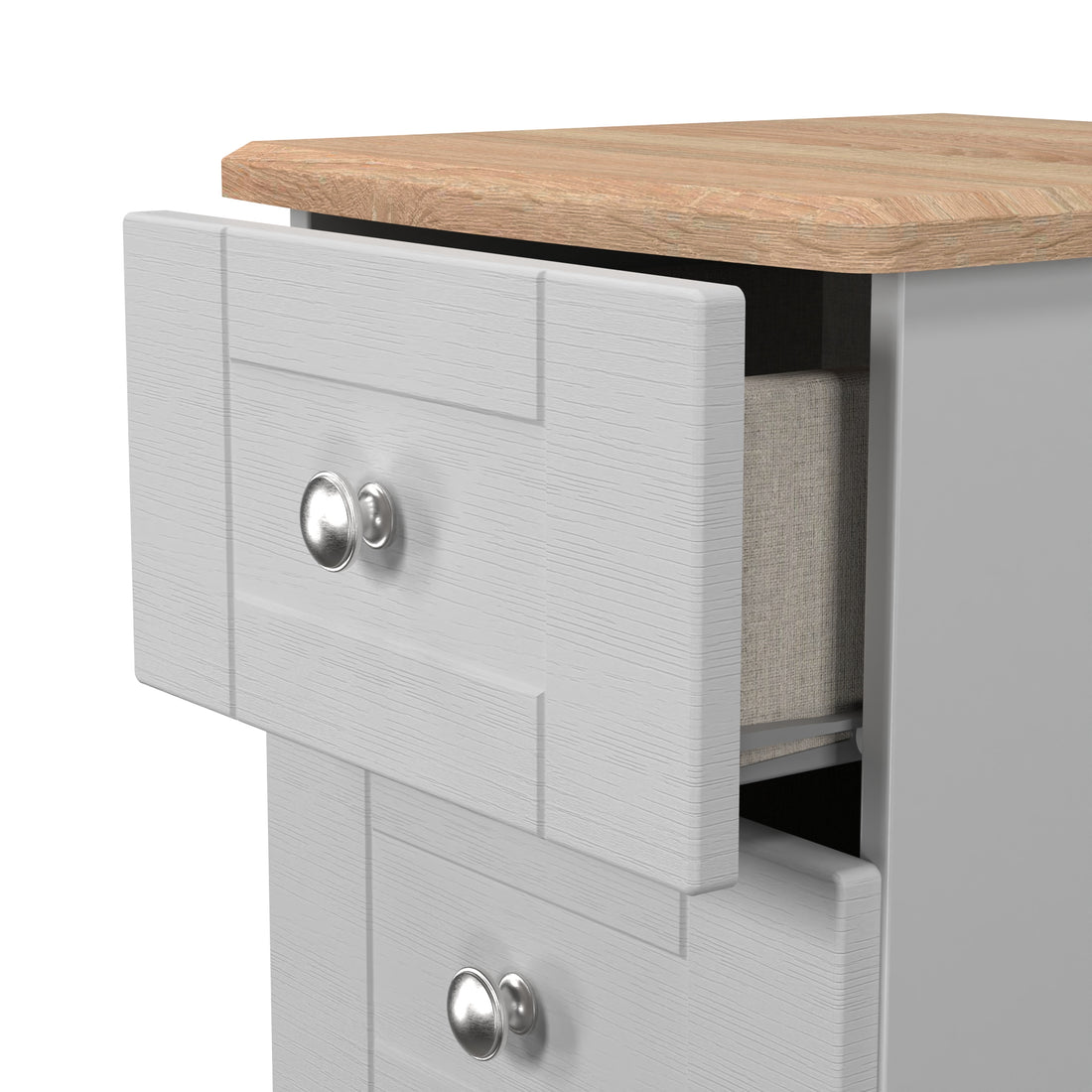 sussex 2 drawer bedside cabinet open st james bed centre