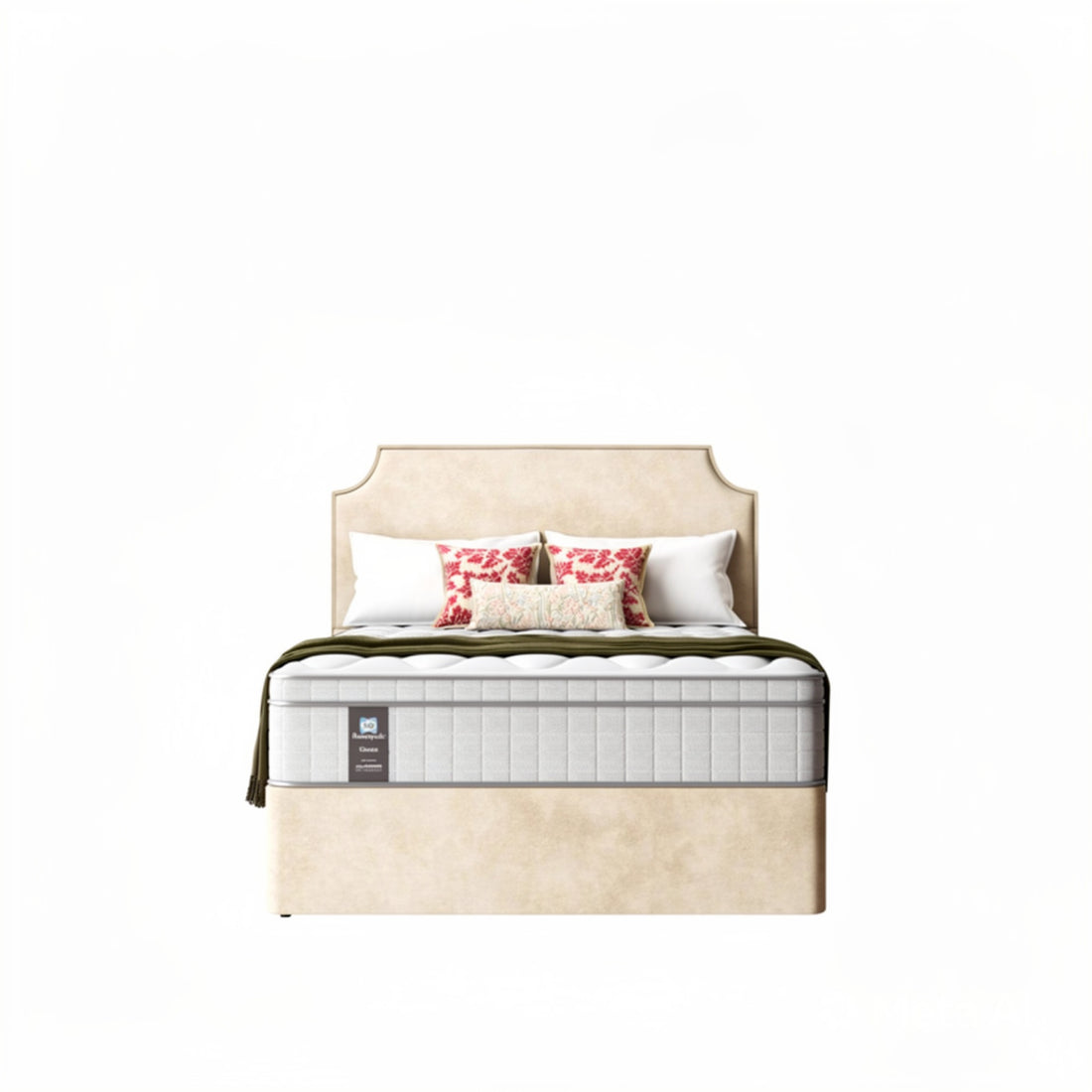 Sealy Edison Luxury Plush mattress in styled bedroom, NBF Bed Product of the Year 2025-2026