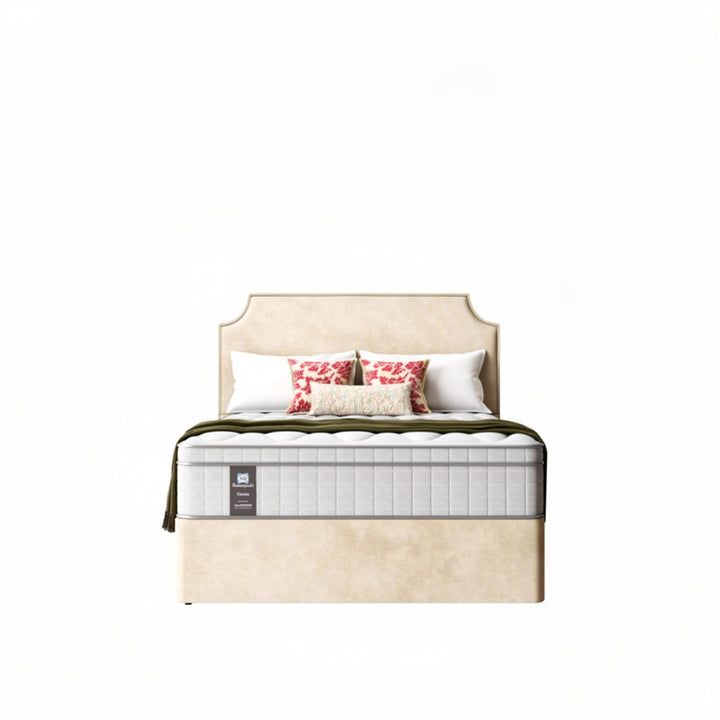 Sealy Edison Luxury Plush mattress in styled bedroom, NBF Bed Product of the Year 2025-2026