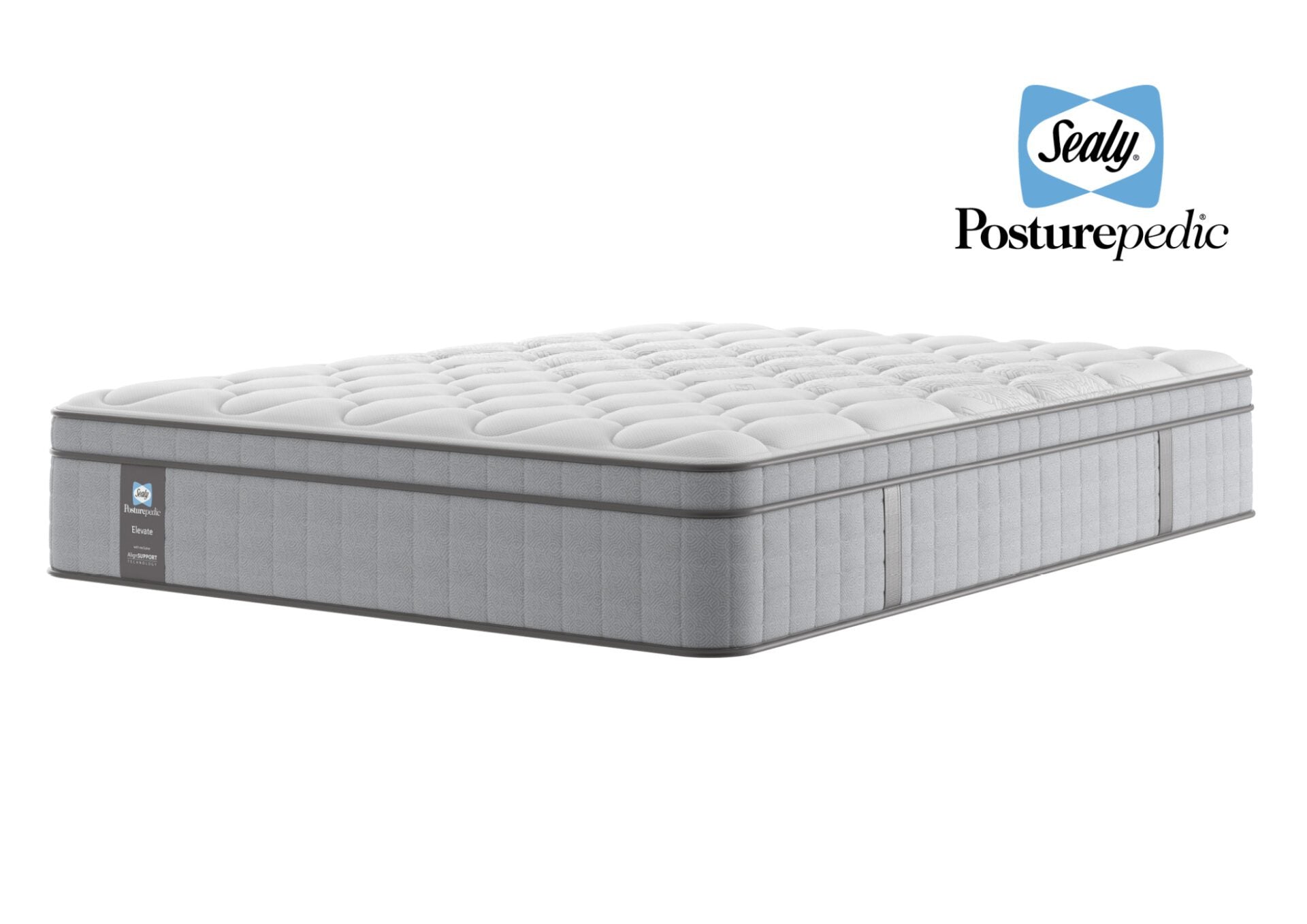 "Sealy Edison medium-soft Posturepedic mattress at St James Bed Centre"