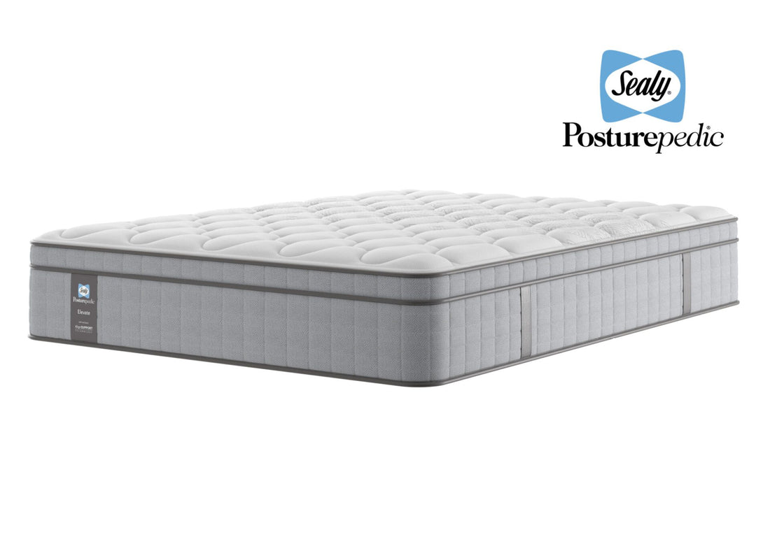 "Sealy Edison medium-soft Posturepedic mattress at St James Bed Centre"