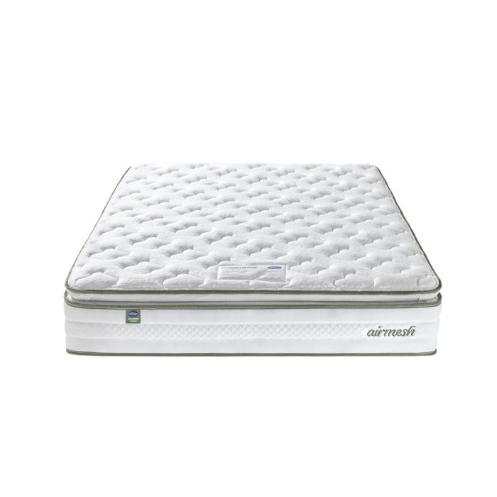 Silentnight Comfort Breathe Airmesh 2000 Mira Pocket Mattress with pillowtop