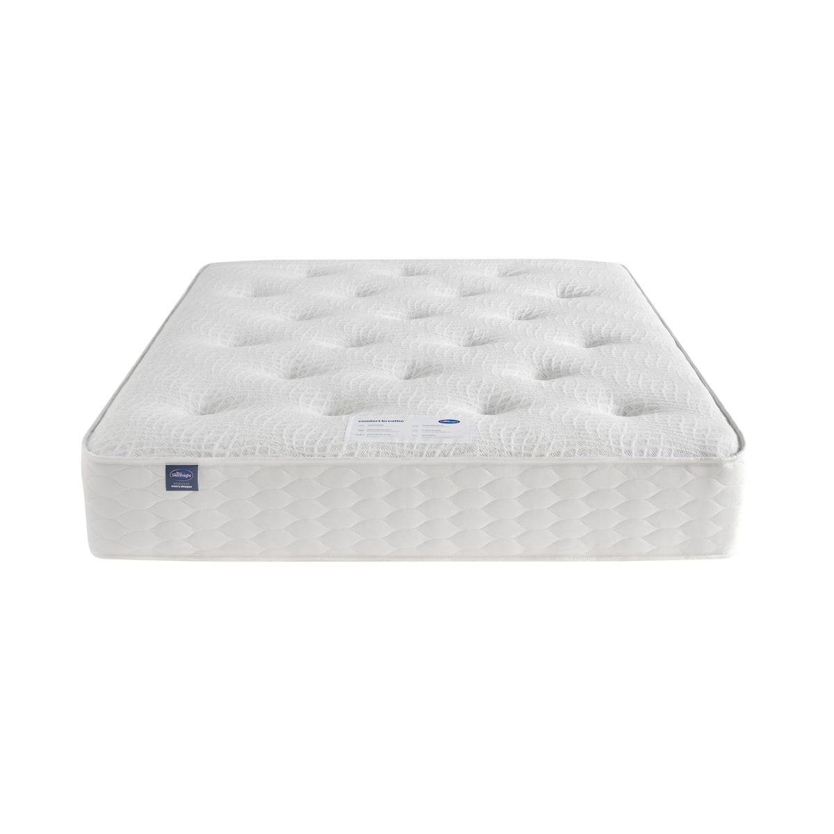 Silentnight Comfort Breathe 1400 Mira Pocket Mattress firm turnable tufted