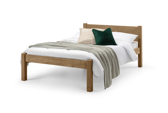 Walton bed frame UK made with solid headboard, St James Beds