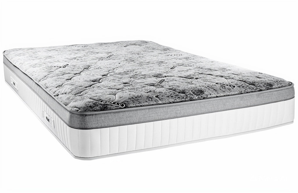 St James Bed Centre Offiah ACTIV Support mattress with firm feel and graphene technology, showing the textured surface and plush edges.