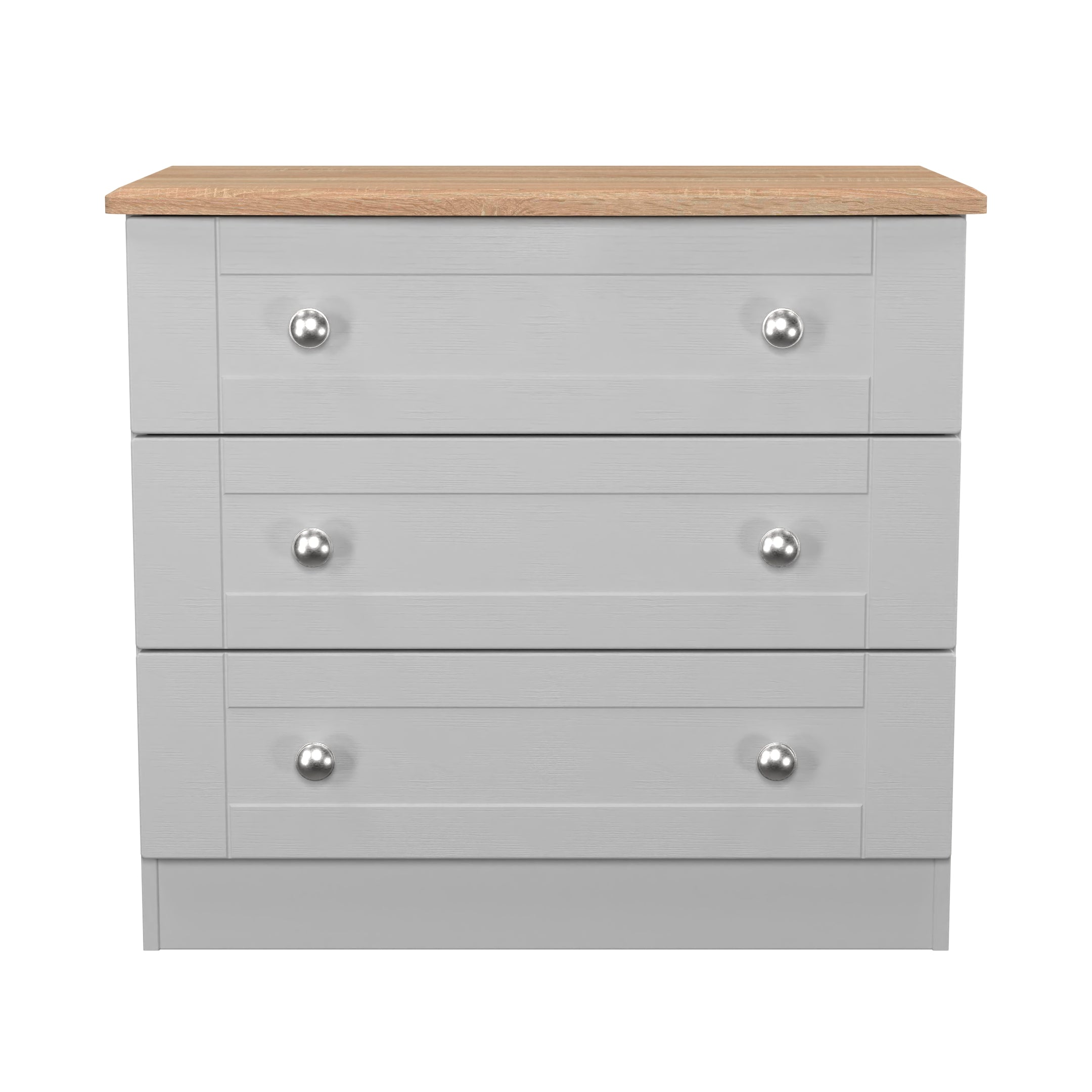 sussex  drawer wide chest in grey and oak finish st james bed centre kings lynn