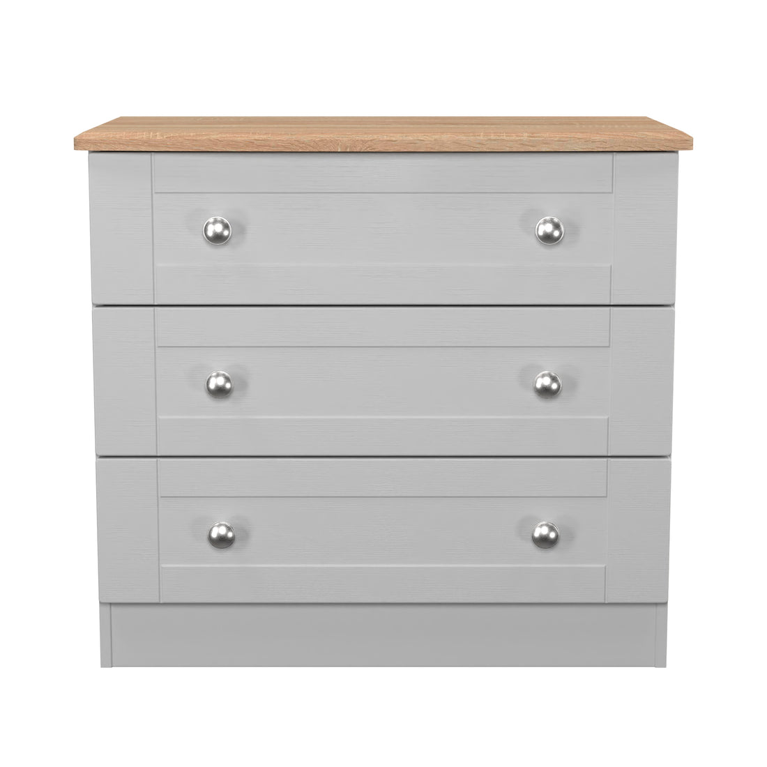 sussex  drawer wide chest in grey and oak finish st james bed centre kings lynn