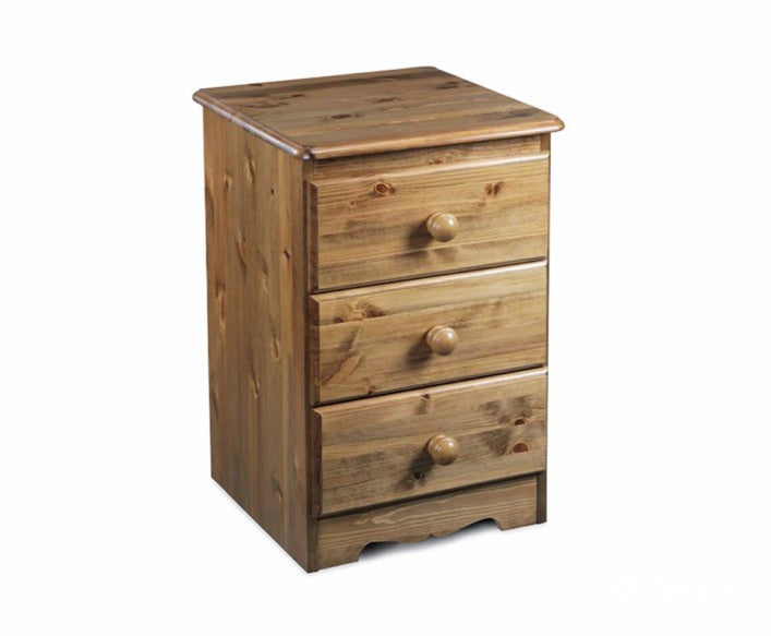 Windsor solid pine bedside cabinet from St James Bed Centre's handcrafted Windsor bedroom furniture range.